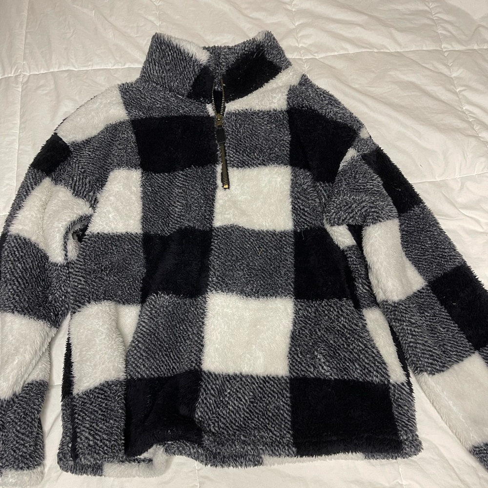 Sherpa Sweatshirt Quarter zip